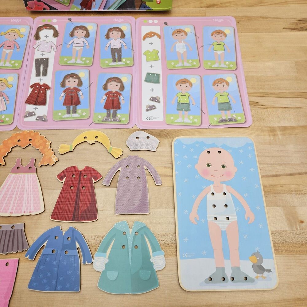 Dress Me Threading Game by HABA Lacing Toddler String Fine Motor Game - Picture 5 of 8